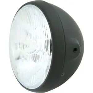Shin Yo Hauptscheinwerfer British-Style 7 Zoll 178mm 12V H4 Standlicht schwarz