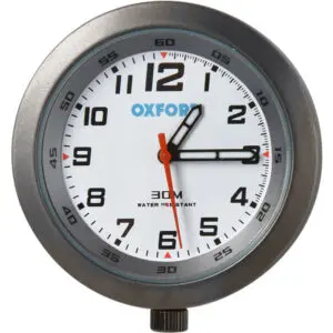 Oxford Analoguhr Rebustes Gehäuse Edelstahl mit gehärtetem Glas 39mm grau/titan