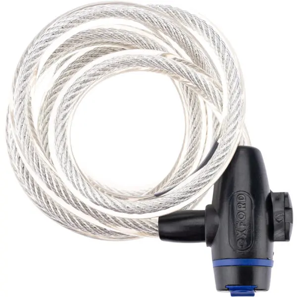 Oxford Kabelschloss Cable Lock transparent k.A.
