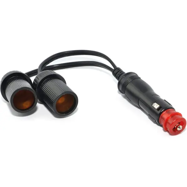 Baas BA19 Universalstecker 15cm max. 8A auf 2 Zigarettenkupplungen