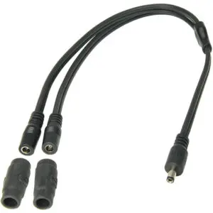 Tecmate DC 2,5mm Stecker auf 2x DC 2,5mm Buchse f. Ladegeräte Optimate 6 O45