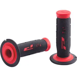 Progrip Griffgummi 791 Typ: MX 1 Paar D: 22/25mm 115mm geschlossen rot schwarz