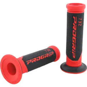 Progrip Griffgummi 732 Mod.18 Typ Road/Scooter D: 22/25mm 125mm offen rot schw.