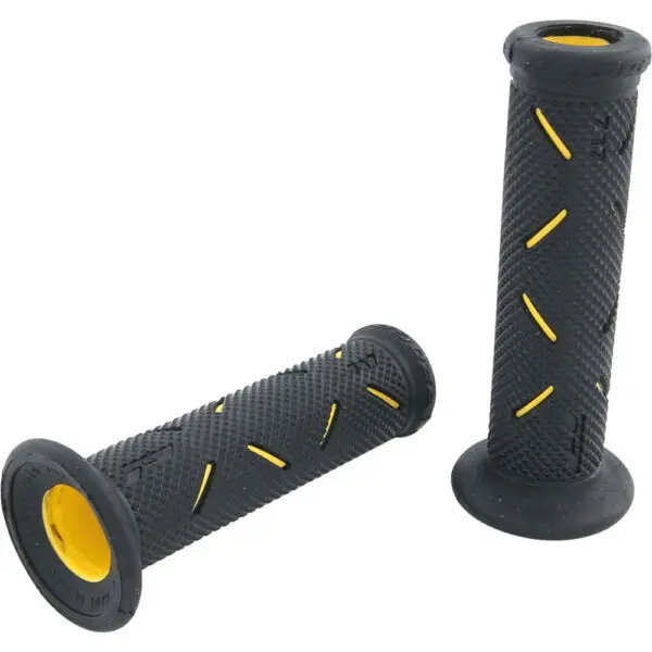Progrip Griffgummi 717 Mod.18 Typ Road/Scooter D: 22/25mm 122mm offen gelb schw.