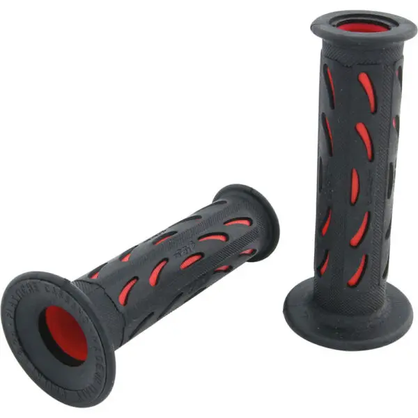 Progrip Griffgummi 724 Typ Road / Scooter 1 Pa. D: 22/25mm 122mm offen rot schw.