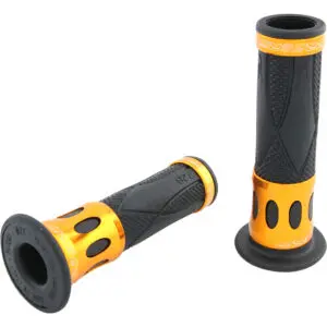 Progrip Griffgummi 728 Mod.18 Typ Road/Scooter D: 22/25mm 122mm offen gold schw.