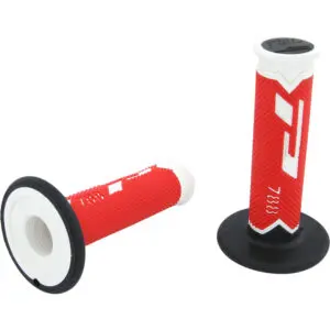 Progrip Griffgummi 788 Mod.18 Typ MX D: 22/25mm 115mm geschl. weiss rot schw.