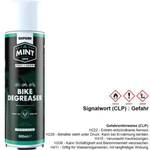 Oxford Entfetter Mint Bike Degreaser 500ml Spraydose