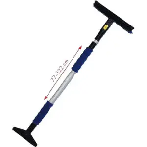 max4car Schneebesen 15cm Eisschaber, mit Teleskopschaft, Kopf 23cm, klappbar,