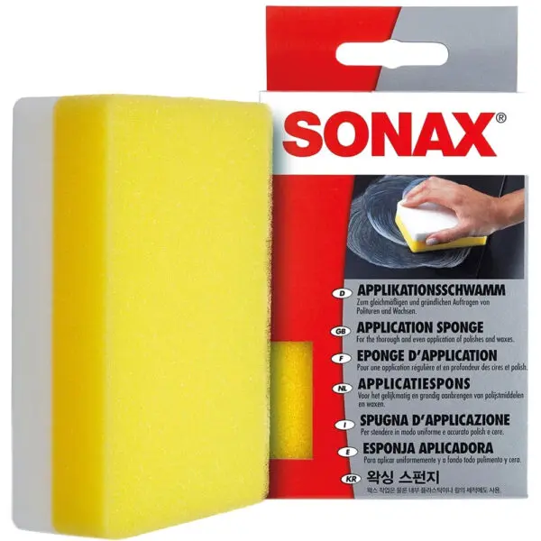 Sonax Applikationsschwamm Spezialschwamm 12 x 8 x 3,5cm
