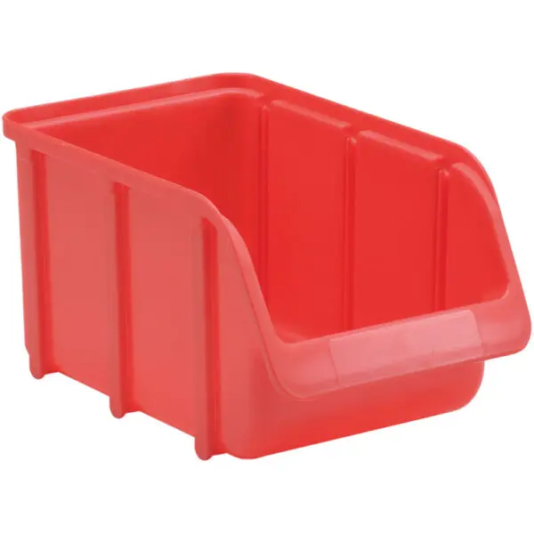 Hünersdorff Lagerbox PP Gr. 3 Maße TxBxH: 242/203x127/130x127/114 rot 673100 400