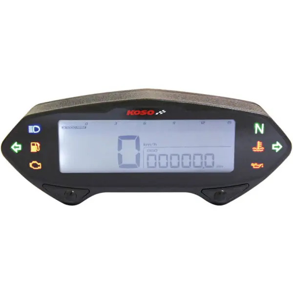 Koso Tachometer DB-01RN Digitaler universal Tachometer 12 Volt + E-Mark BA041000