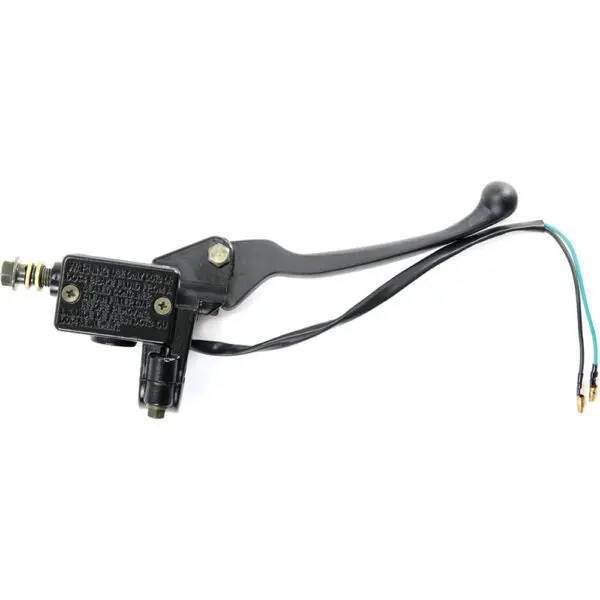 Motorrad Hauptbremszylinder + Bremshebel vorn schwarz 4250362413598