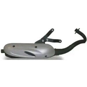 Sito Plus Schalldämpfer Sport Stahl Peugeot Elyseo 50 schwarz silber 0703