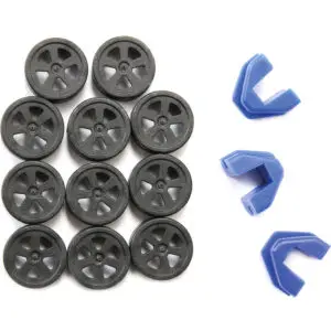 Polini Rollensatz 15x12mm Ersatz Plastikrollenüberzüge mit Gleitauflagen für Rol