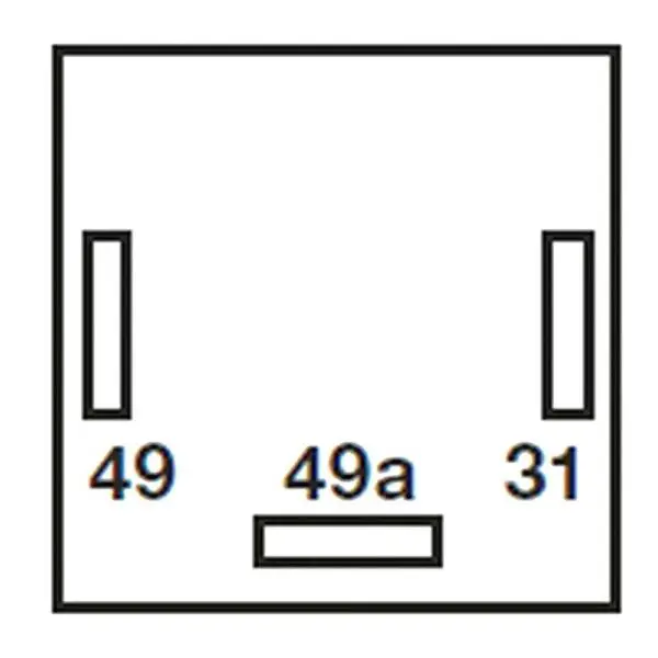Blinkgeber, 12 Volt, 5-polig Relais Europa 52410001 Motorrad