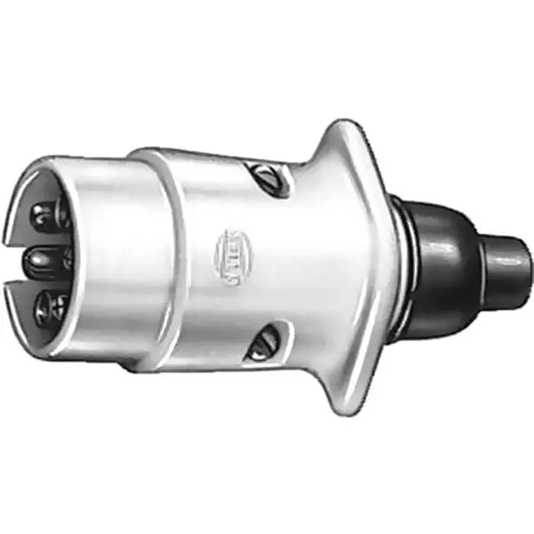 Hella Steckdose 7pol Kunstst 12v Lichtgrau lichtgrau 8JA 001 930-031 Motorrad