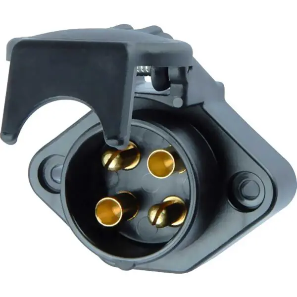 Kunststoff-Steckdose 4pol Kunstst 24v 51305114 Motorrad