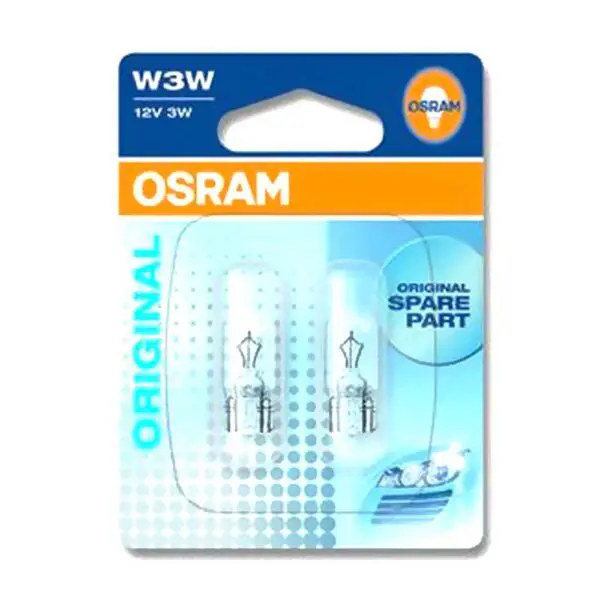 OSRAM Lampe 12v3w W2.1x9.5 Glass Mq 1593052 Yamaha XC 125 E Weiss 4050300838663
