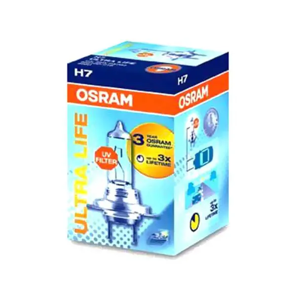 OSRAM Lampe H7 12v55w Ultra Life passend zu Honda CB 600 F Weiss 4008321416261