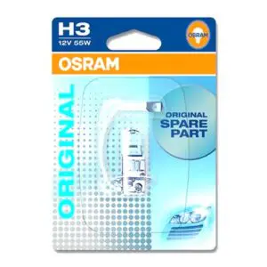 OSRAM Lampe H3 12v55w Mq 1593250 Aprilia RS 125 80km/h uvm. Weiss 4050300001494