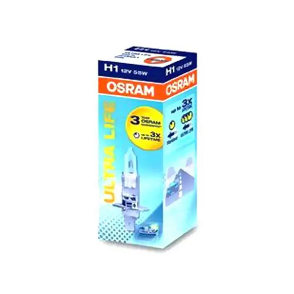 OSRAM Lampe H1 12v55w Ultra Life f. Kawasaki ZX-7R 750 P Weiss 4008321416209