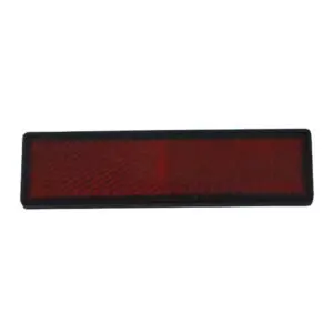 ULO Universal Rückstrahler, selbstklebend Rück Eckig rot 4742-11 Motorrad
