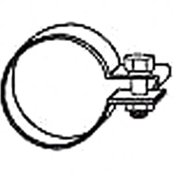 HJS Schalldämpfer Schelle 68.5mm