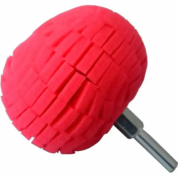 Rot-Weiss Polierball 75 mm fein rot