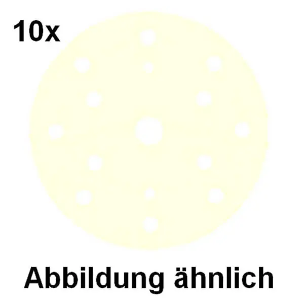 Atlas Exzenterschleifscheiben NO-FIL, klett, 15-Loch 150 K400 A Tl 10Stk 6625449