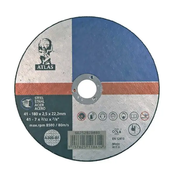Atlas Trennschleifscheiben Inox - Typ 41 230x2.5 Ger Met A Tl As 66252828882