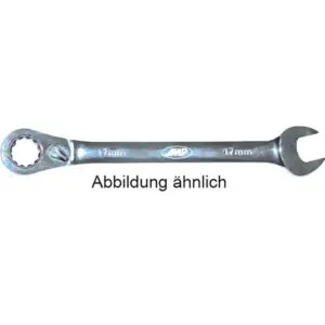 JMP Ratschenringmaulschlüssel mit Hebelumschaltung SW16 schwarz 4043981091526 We