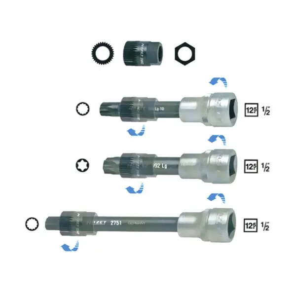 Hazet KOMBISCHL.Satz Lichtmaschine 4-teilig 4641/4 4000896103157