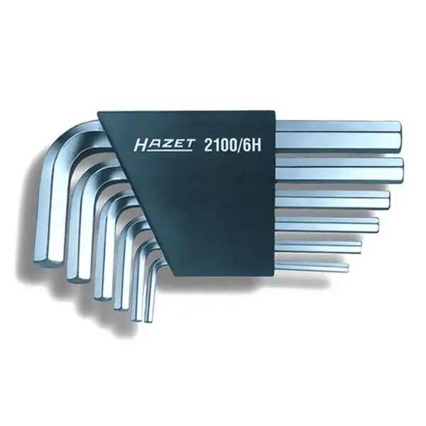 Hazet Winkelschraubendreher-Satz 3-6.8.10 Innensechskant 6-teilig sz 2100/6H 400