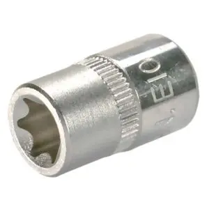 JM Steckschlüssel-Einsatz Außen-TORX 1/4Zoll Stecknuss E4 Motorrad