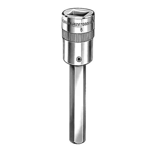 Hazet Schraubendreher-Einsatz 6kant 3/8Zoll Innensechskant 5mm Länge 60mm