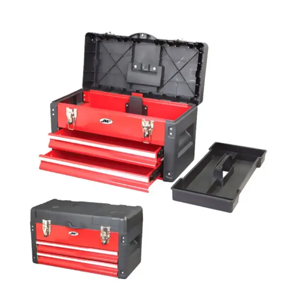 JMP Werkzeugkoffer leer 2 Schubladen + DECKELFACH TRJF-A3061B 4043981193497