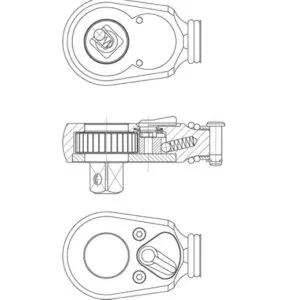 Hazet Reparatursatz Schalthebel f. Umschaltknarren 1/4Zoll Motorrad