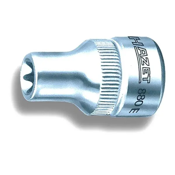 Hazet Steckschlüssel-Einsatz Außen-TORX-Schrauben 3/8Zoll Stecknuss E12 L: 28mm