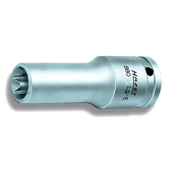 Hazet Steckschlüssel-Einsatz Außen-TORX-Schrauben 3/8Zoll Stecknuss E14 L: 65mm