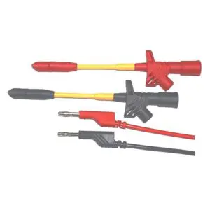 Klemmprüfspitzen-Set Leitungen von 0,25 bis 1,5 mm² sz /Rot AK-789036 4053615003
