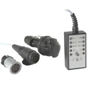 HERTH+BUSS Zugwagentester 12v 7+13po + 5m Anschlusskabel 95980560 Motorrad