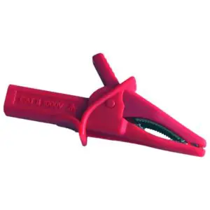 Krokodilklemme / Prüfklemme, rot Prüfklemme Rot 4037374990572 Werkzeug