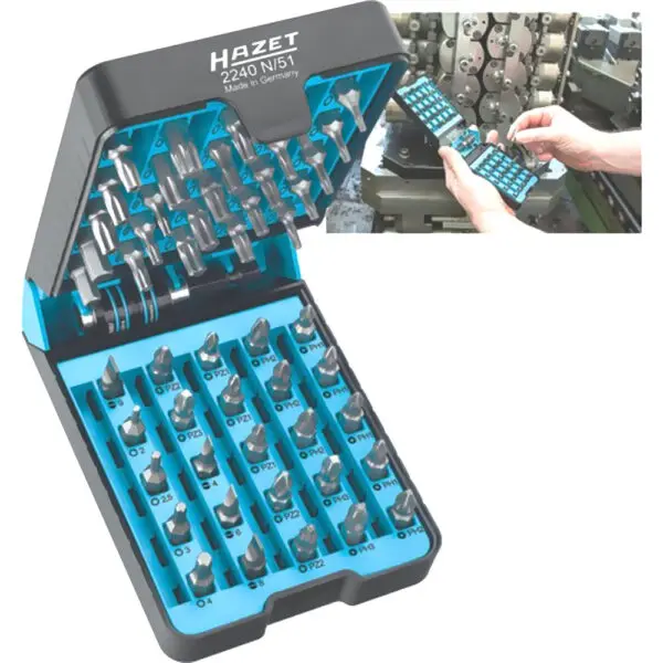 Hazet Bit Satz 51TLG Hazet + BITHALTER 2240 N/51 4000896187607