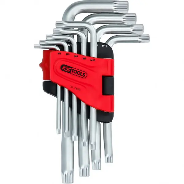 KS TOOLS Winkelschraubendreher DR Satz XZN 9-teilig M4-M18