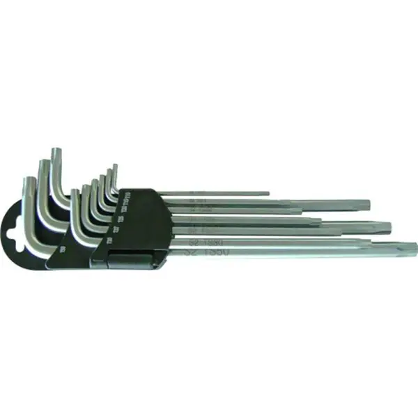 Motorrad Winkelschlüssel-Satz 5-Stern 9-teilig Ts10-Ts50 4037374112158