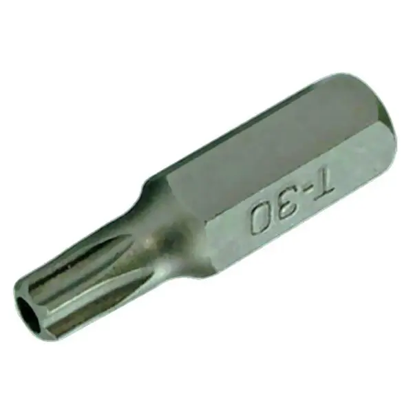 Schraubendreher-Einsatz Bit Torx T45 + Bohrung 5/16 6kt L: 30mm 5/16=8mm 04186T4