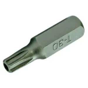 Schraubendreher-Einsatz Bit Torx T50 + Bohrung 5/16 6kt L: 30mm 5/16=8mm 04186T5