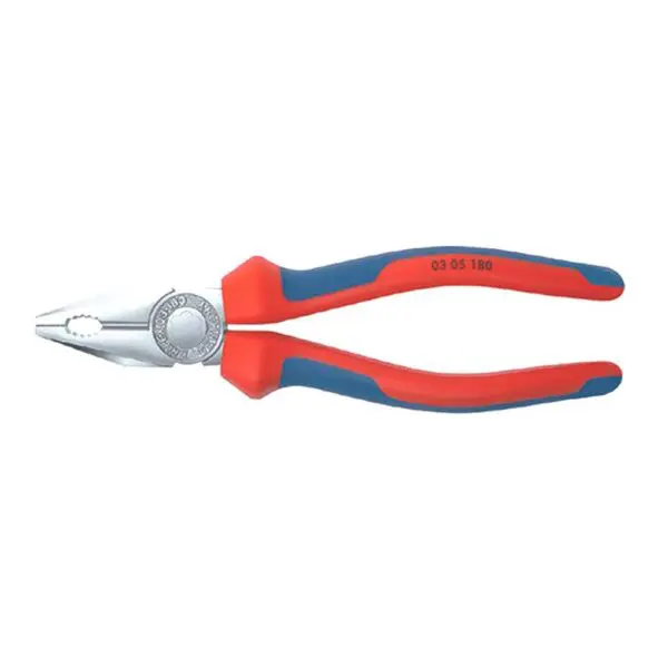 Knipex Kombizange 180 Verchromt 2k Griff 03 05 180 4003773034933