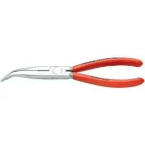 Knipex Flachrundzange 200 mit Schneide Storchschnabelzange poliert 171g 26 21 20